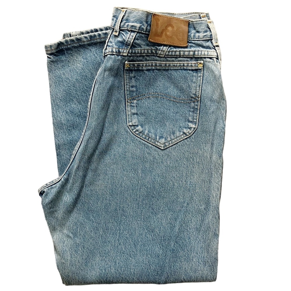 Lee Women's Straight Leg Jeans - Light Blue Denim - Picture 8 of 8